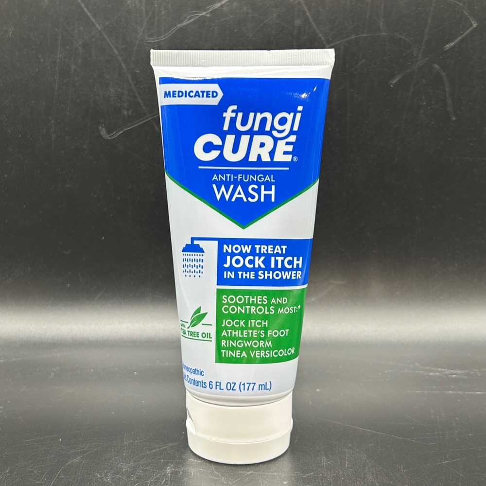 Fungi Cure Medicated Anti Fungal Wash Jock Itch Athletes Foot‎ Ringworm 6 fl oz
